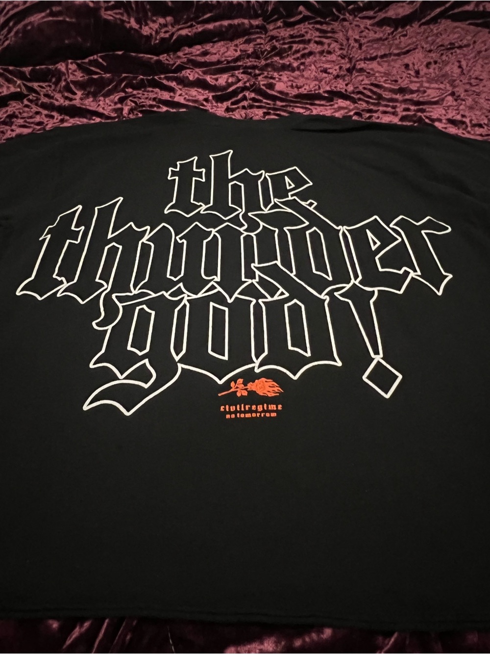 Civil Regime x Marvel Thor God of Thunder Raw Hem Dungeon T-shirt Men OS Small - Picture 5 of 7